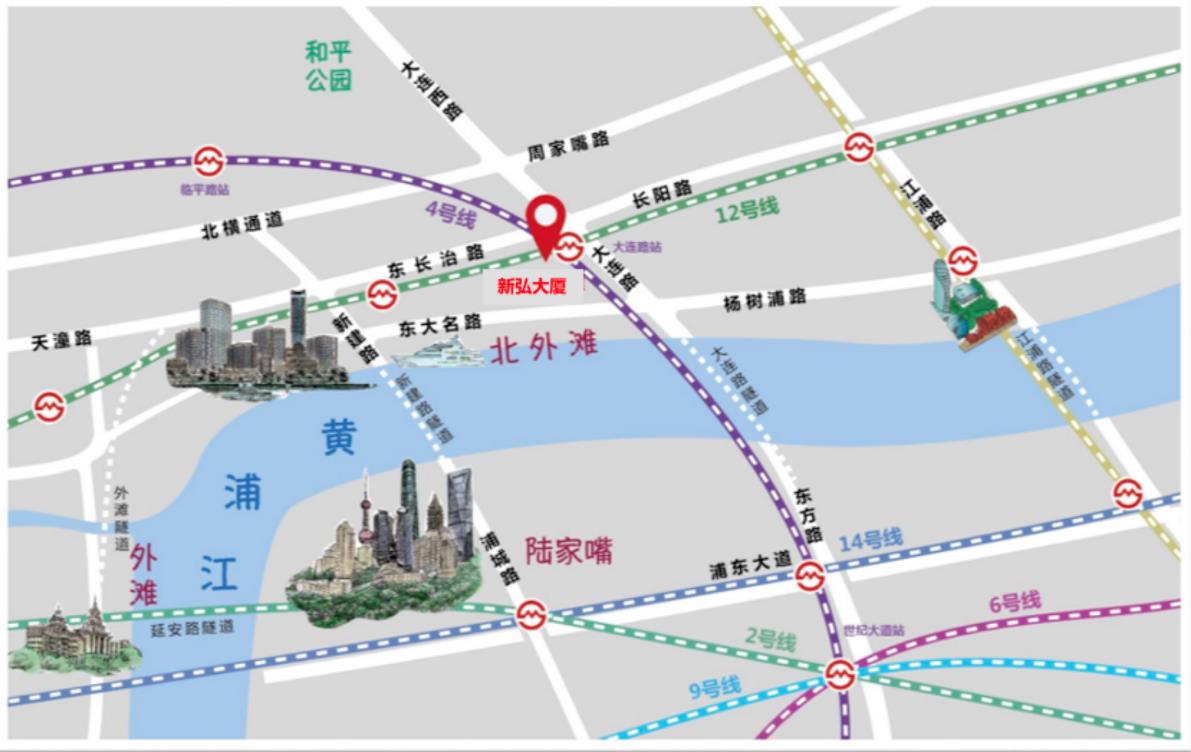 新弘大厦交通区位图